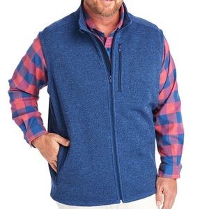 Vineyard Vines Deep Bay Mountain
Fleece Vest Plus Size Men's 3XL Tall & Big
